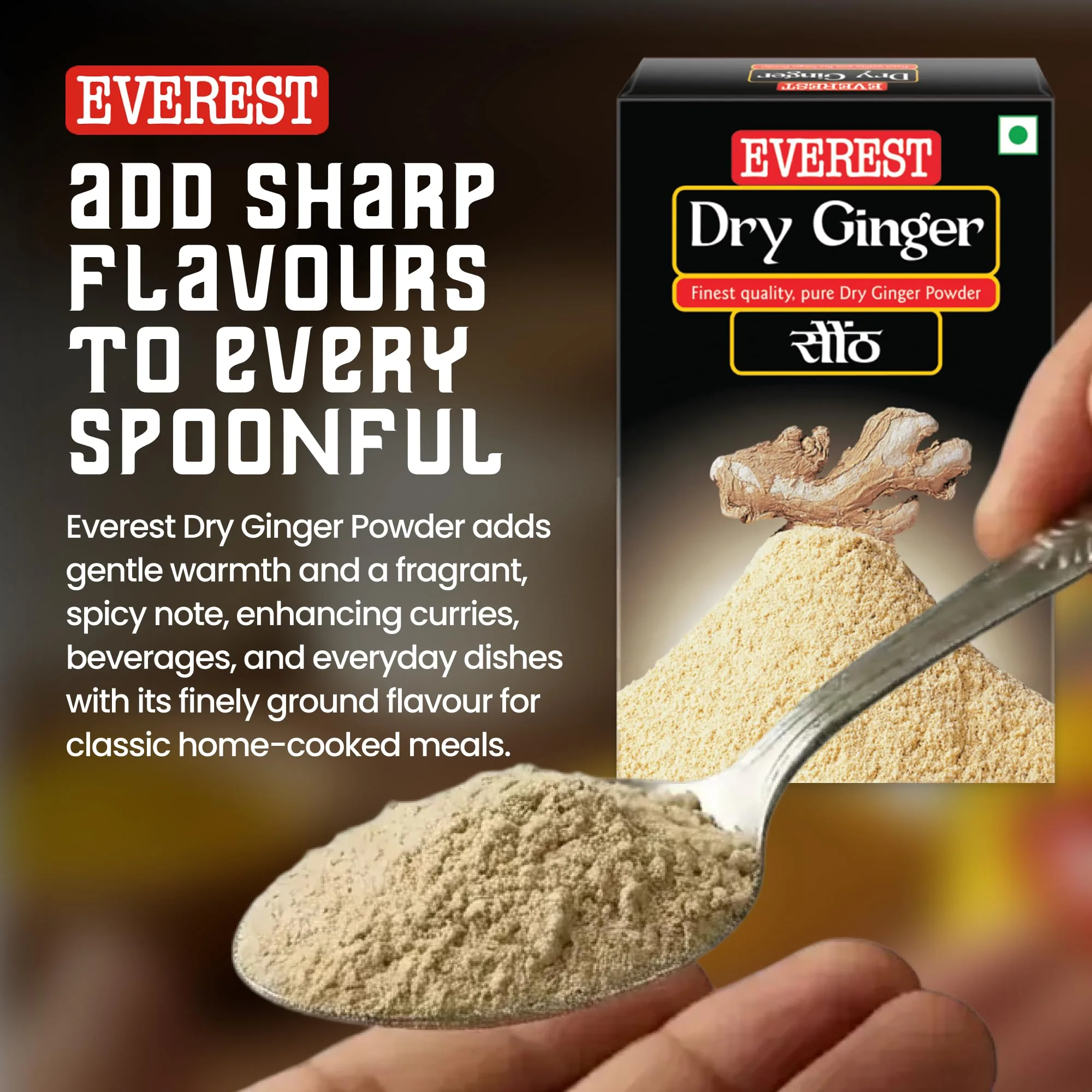 Everest Dry Ginger Powder | Pure Ground Sonth | Warm Aromatic Spice-4