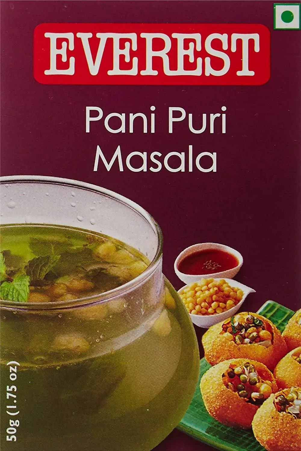 Everest Pani Puri Masala Powder | Tangy Golgappa Spice Mix | Street Style Taste