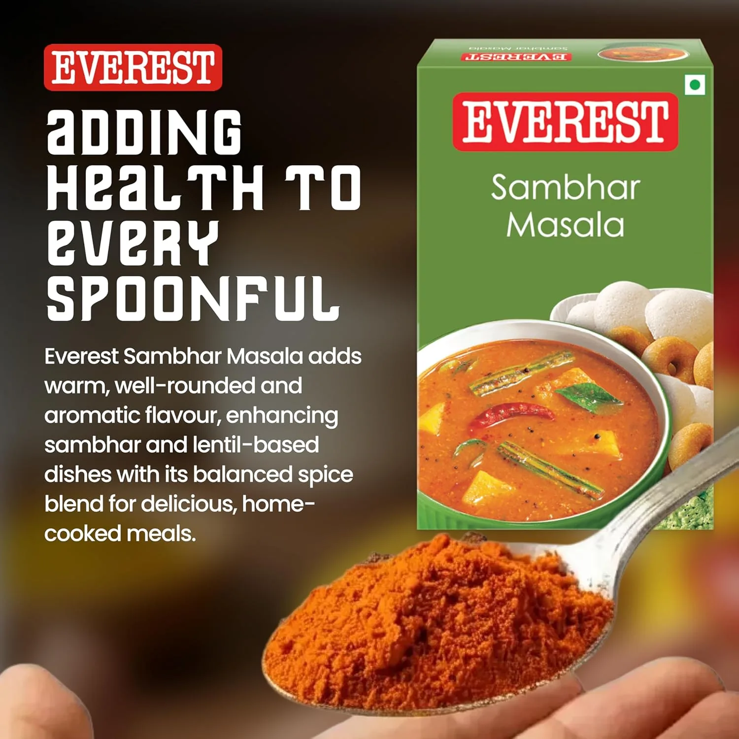 Everest Sambhar Masala Powder | Authentic South Indian Spice Mix | Traditional Sambar Powder-4