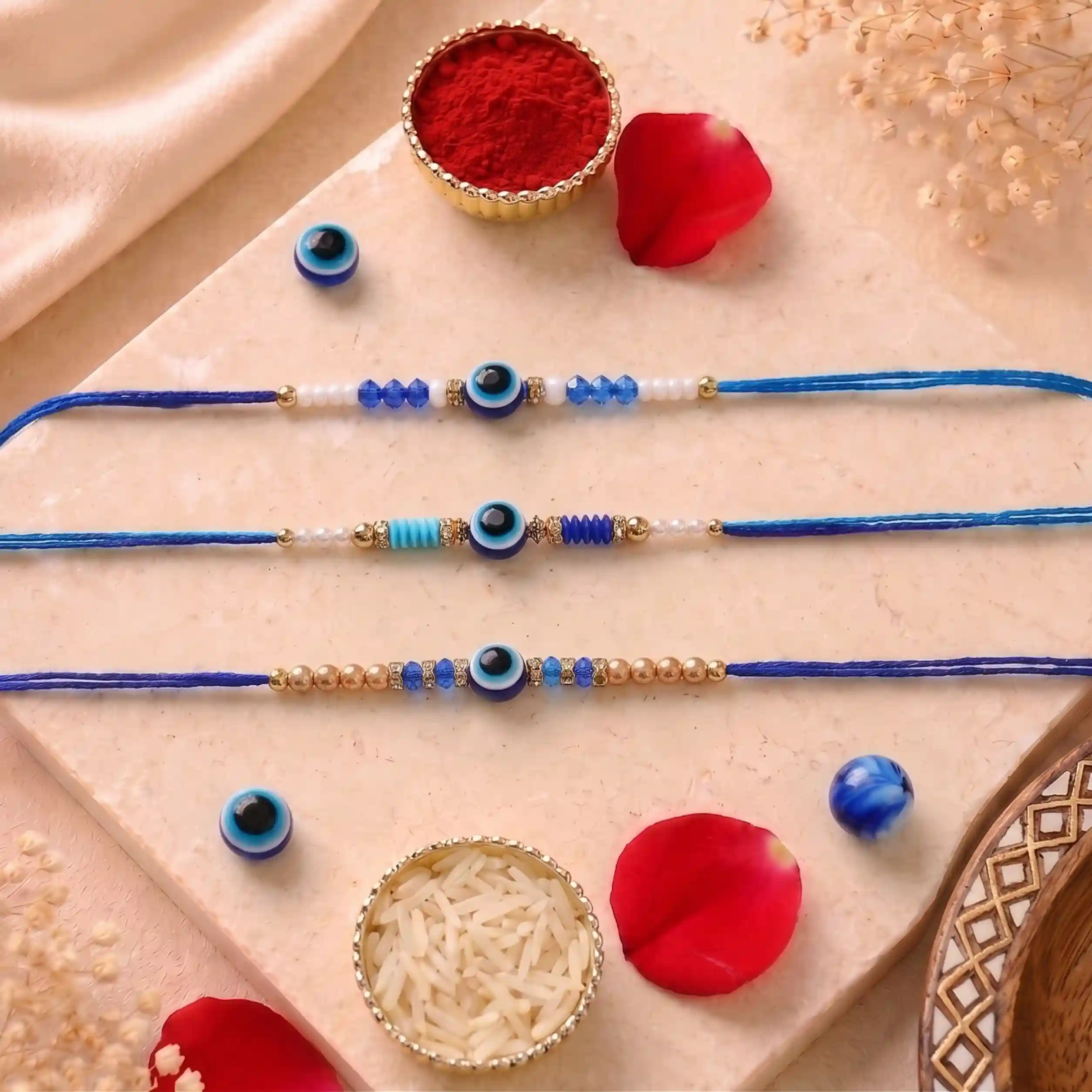 Evil Eye Rakhis (Pack of 3)