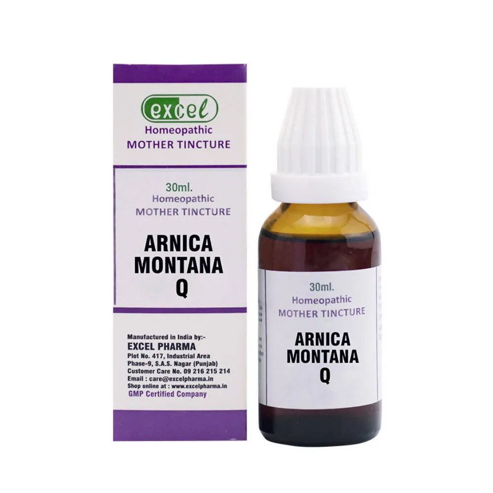 Excel Pharma Arnica Montana Mother Tincture Q | Homeopathic Single Remedy | Natural Muscle and Joint Care-1