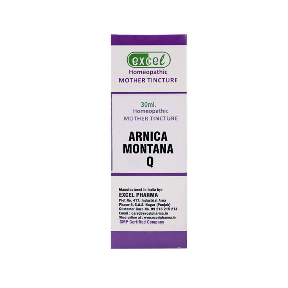 Excel Pharma Arnica Montana Mother Tincture Q | Homeopathic Single Remedy | Natural Muscle and Joint Care-3