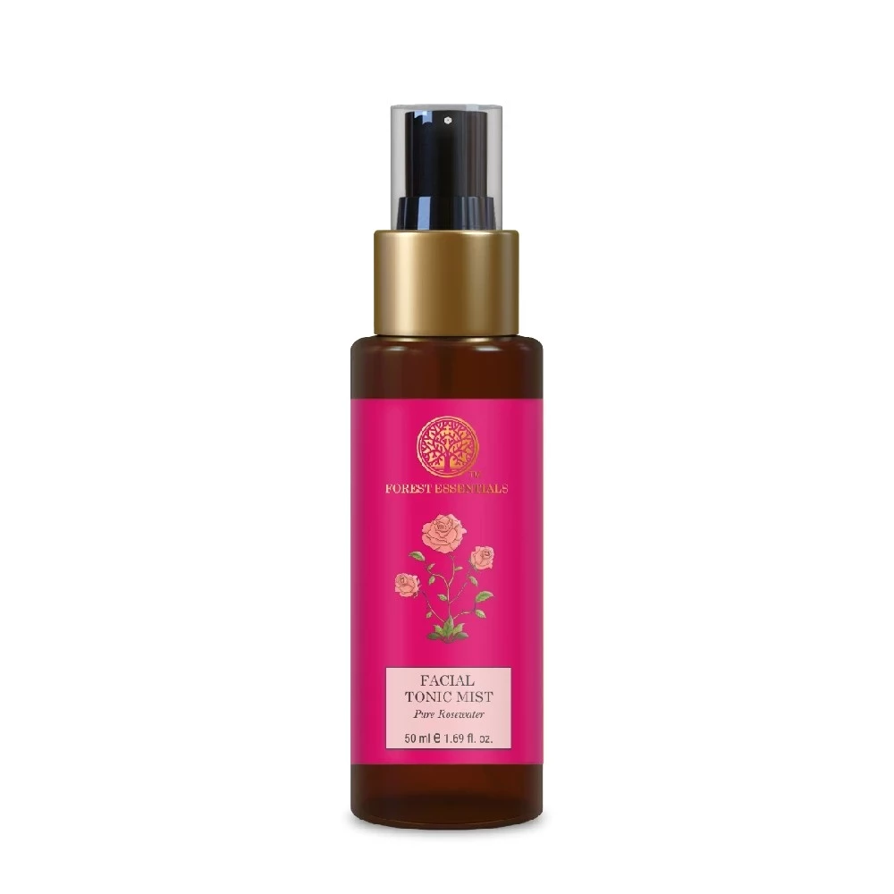Forest Essentials Facial Tonic Mist Pure Rosewater 50 ml - 1