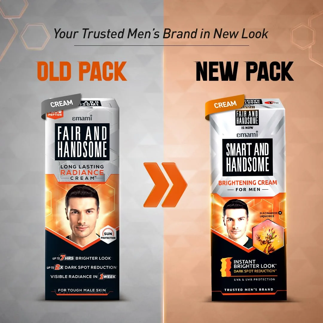 Fair and Handsome Long Lasting Radiance Cream Pro-Peptide | Men's Brightening Face Cream | Oil Control & Sun Protection-1