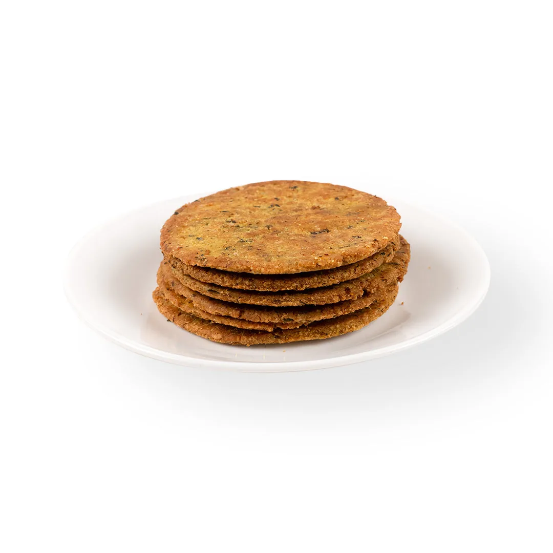 Falguni Gruh Udyog Gluten Free Methi Bhakhri | Crisp Flatbread | Authentic Snack 200 gm