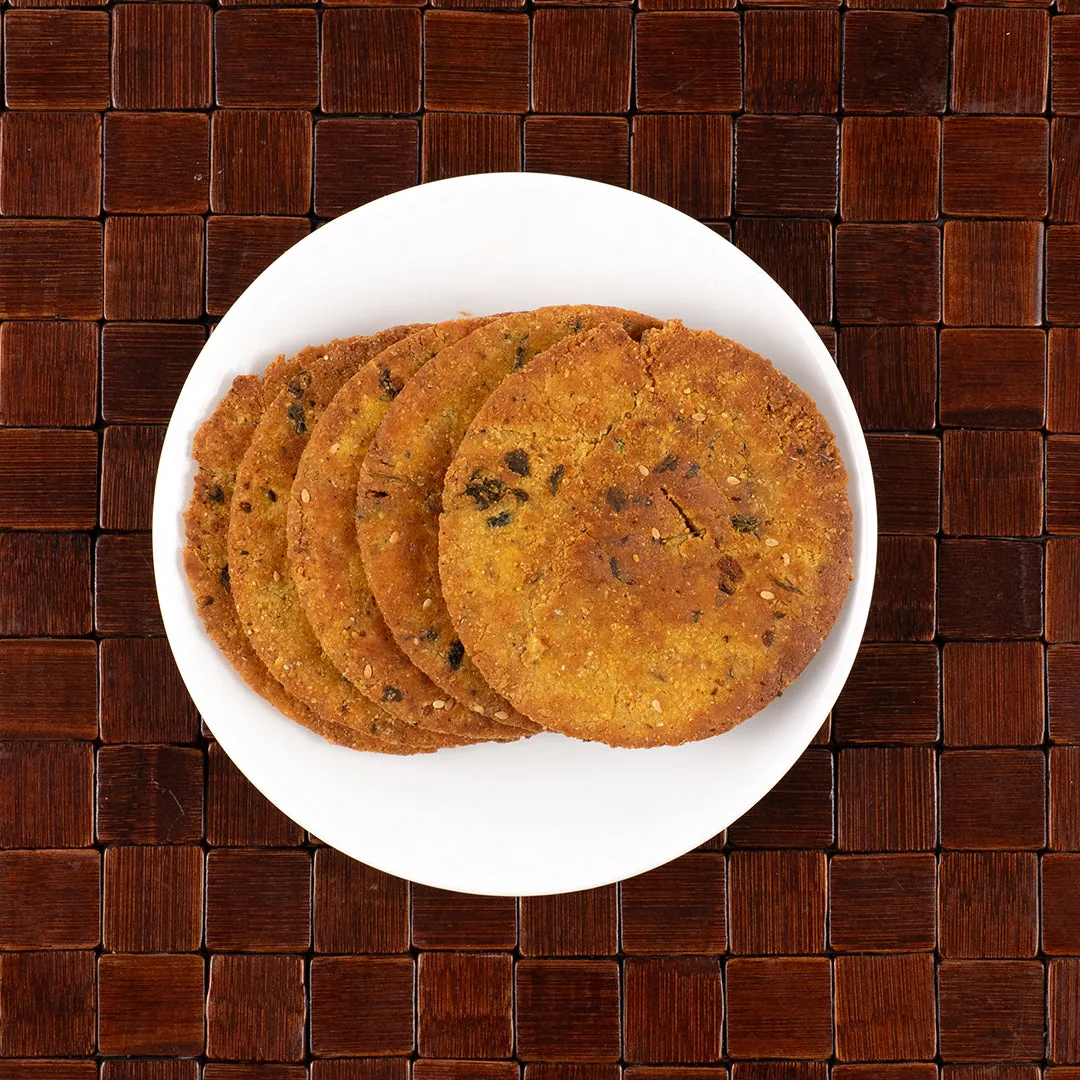 Falguni Gruh Udyog Masala Bhakhri | Authentic Gujarati Roasted Wheat Snack | Spiced Crispy Flatbread-1