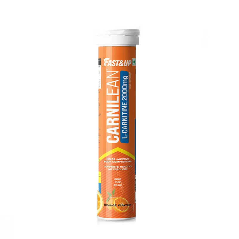 Fast&Up L-Carnitine Advanced Effervescent Tablets | Carnipure Supplement | Pre-Workout Energy & Fat Metabolism Support-1