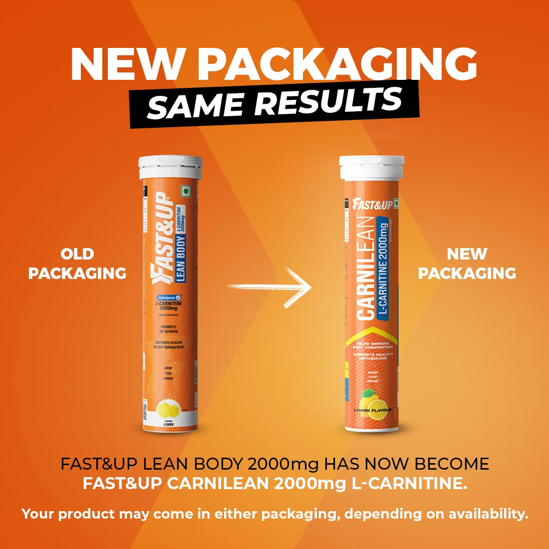 Fast&Up L-Carnitine Advanced Effervescent Tablets | Carnipure Supplement | Pre-Workout Energy & Fat Metabolism Support-3