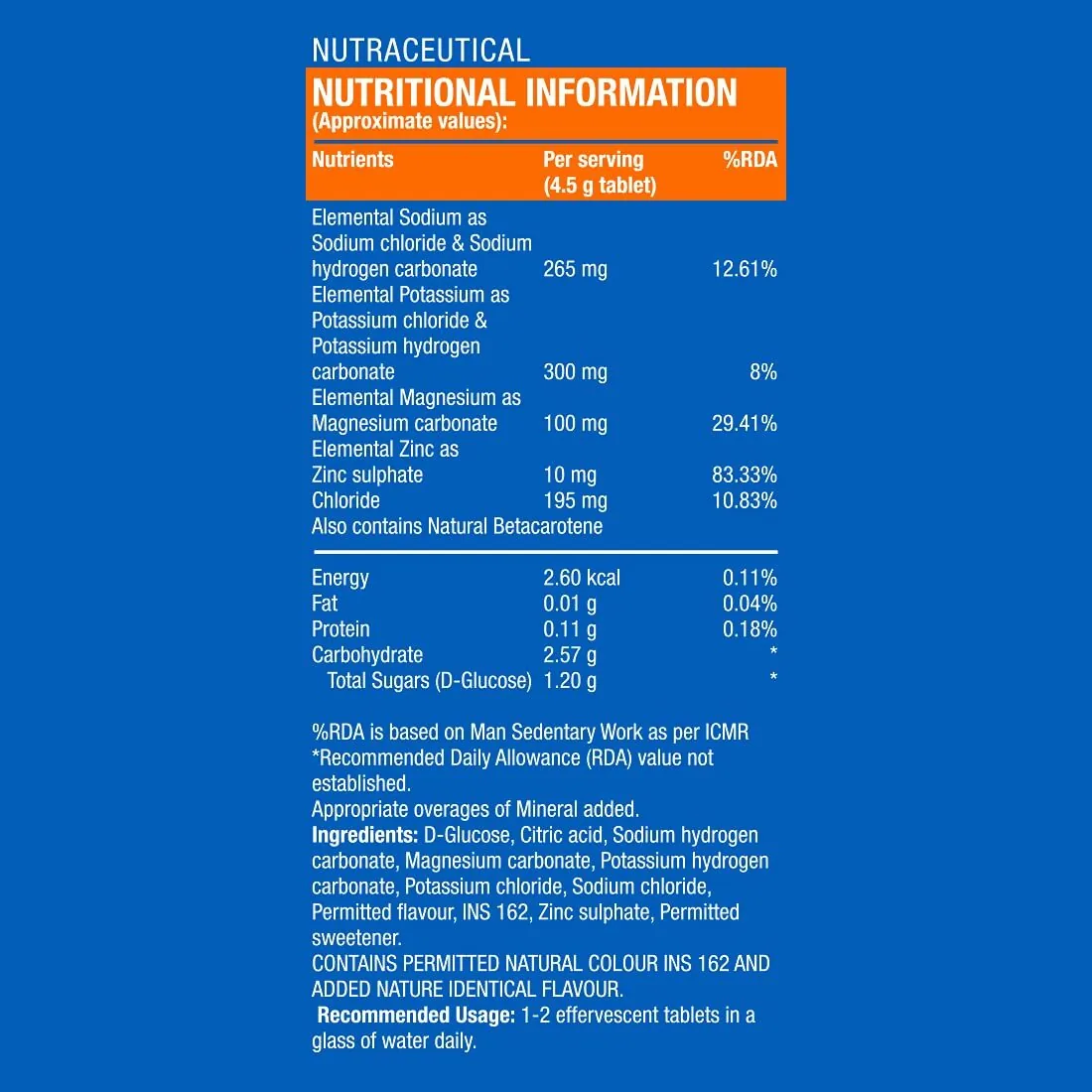 Fast&Up Reload O.R.S Effervescent Electrolyte Tablets | Hypotonic Hydration Drink-2