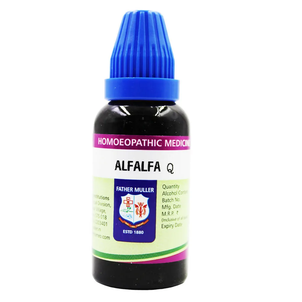 Father Muller Homoeopathic Medicine Alfalfa Mother Tincture Q