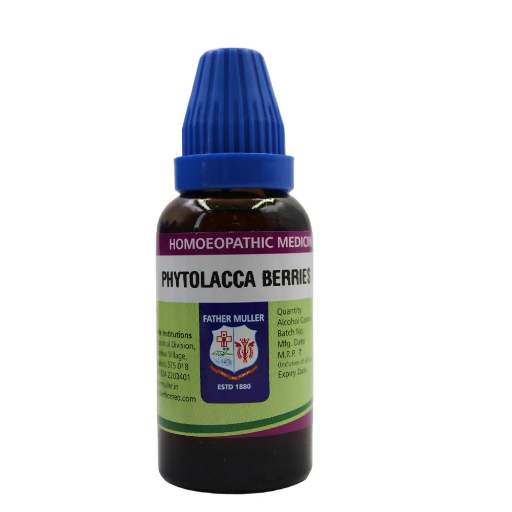 Father Muller Phytolacca Berries Mother Tincture Q