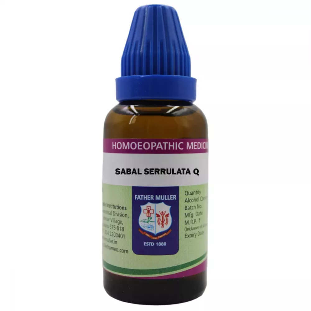 Father Muller Sabal Serrulata Mother Tincture Q