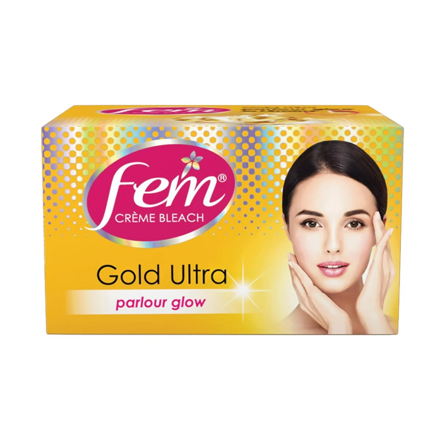 Fem Fairness (Gold Ultra) Crème Bleach | Golden Glow Facial Bleach | Lightens Facial Hair & Nourishes Skin-1