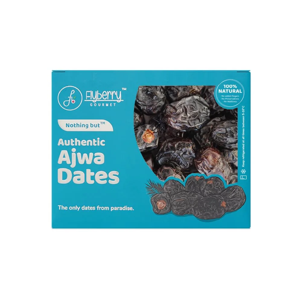 Flyberry Gourmet Ajwa Dates (Khajoor or Khajur)-9