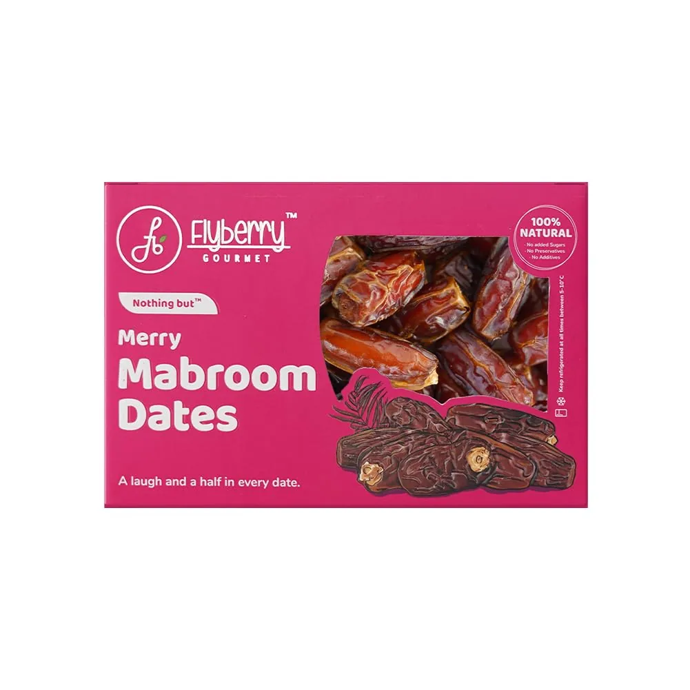 Flyberry Gourmet Mabroom Dates (Khajoor or Khajur)-1