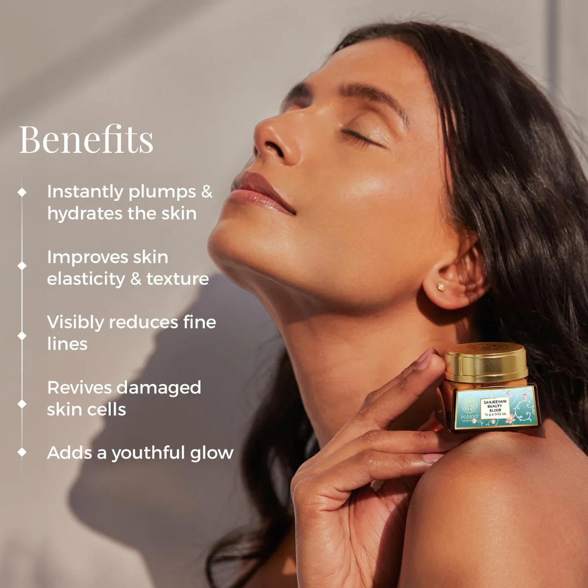 Forest Essentials Advanced Sanjeevani Beauty Elixir | Ayurvedic Pre-Moisturizer Gel | Skin Plumping & Priming Formula-3