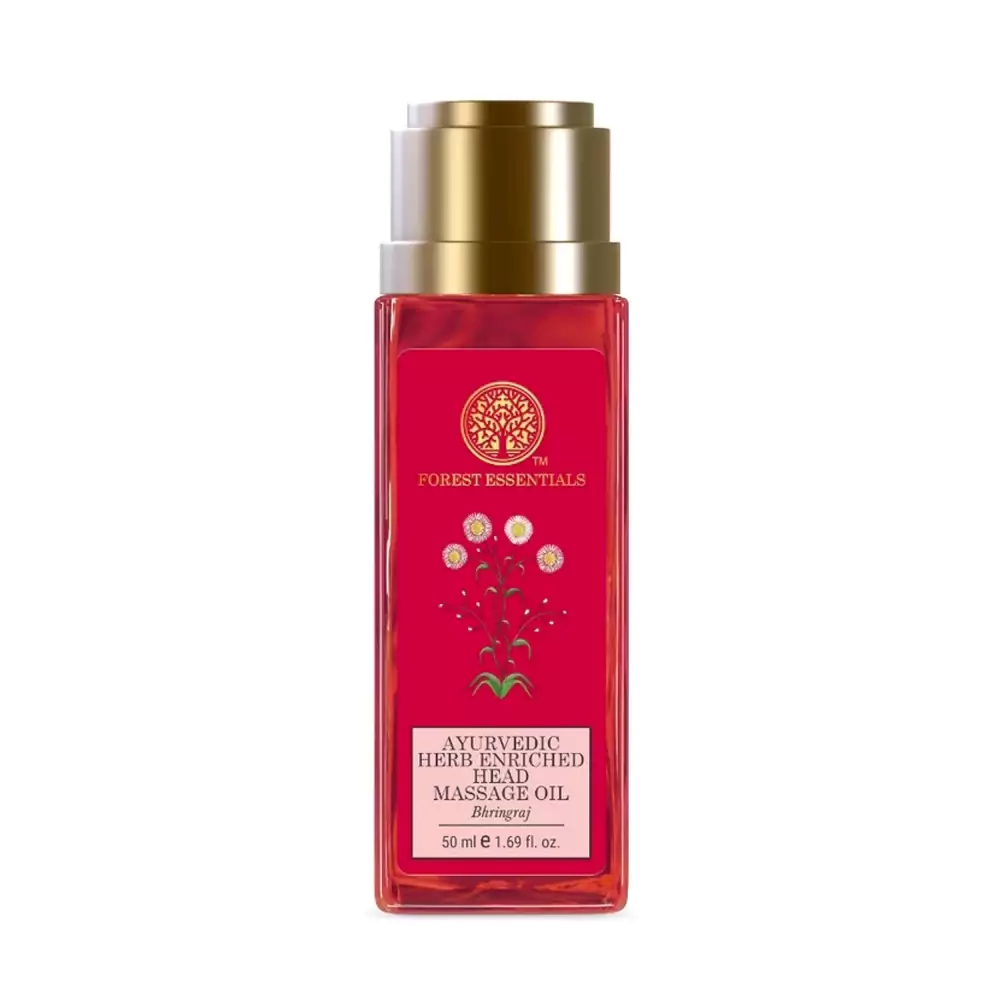 Forest Essentials Ayurvedic Herb Enriched Head Massage Oil Bhringraj 50 ml - 1