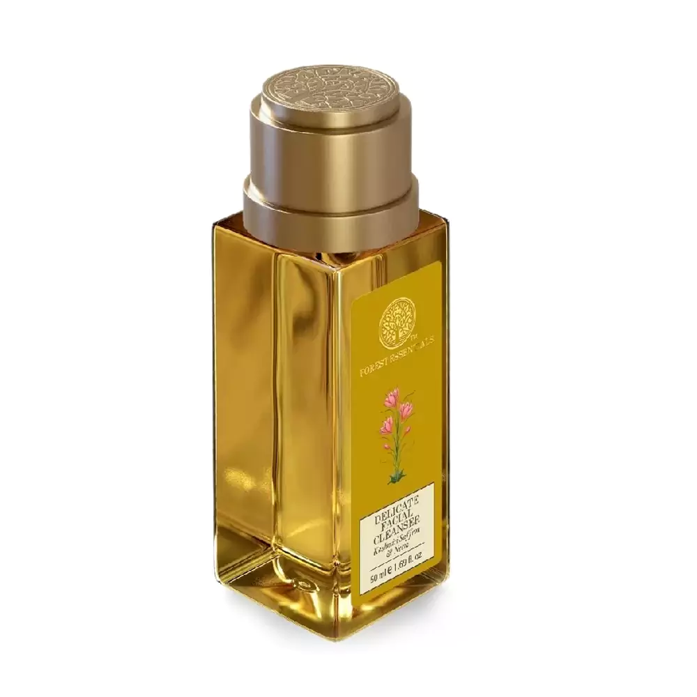 Forest Essentials Delicate Facial Cleanser Kashmiri Saffron & Neem 50 ml - 2