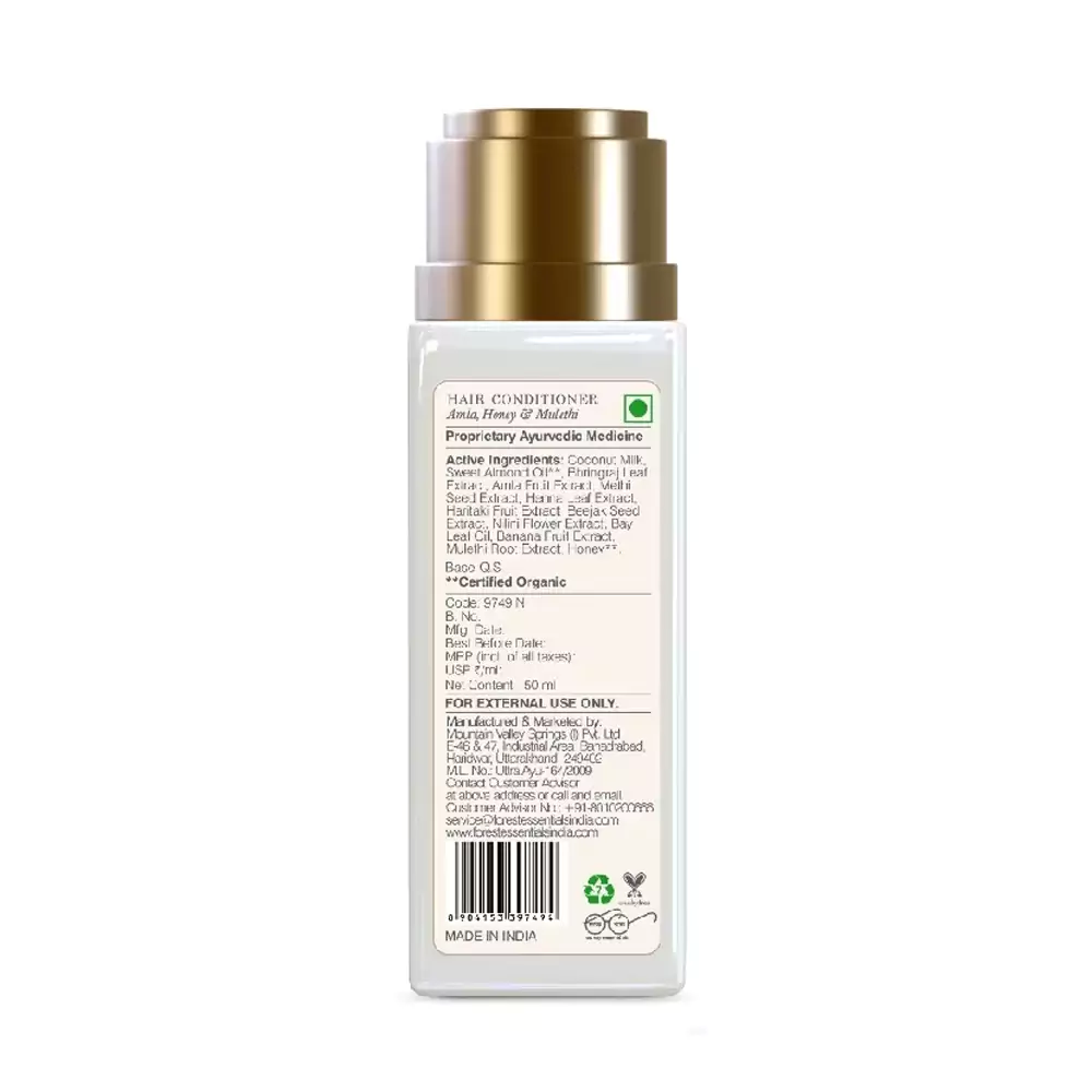 Forest Essentials Hair Conditioner Amla, Honey & Mulethi 50 ml - 3