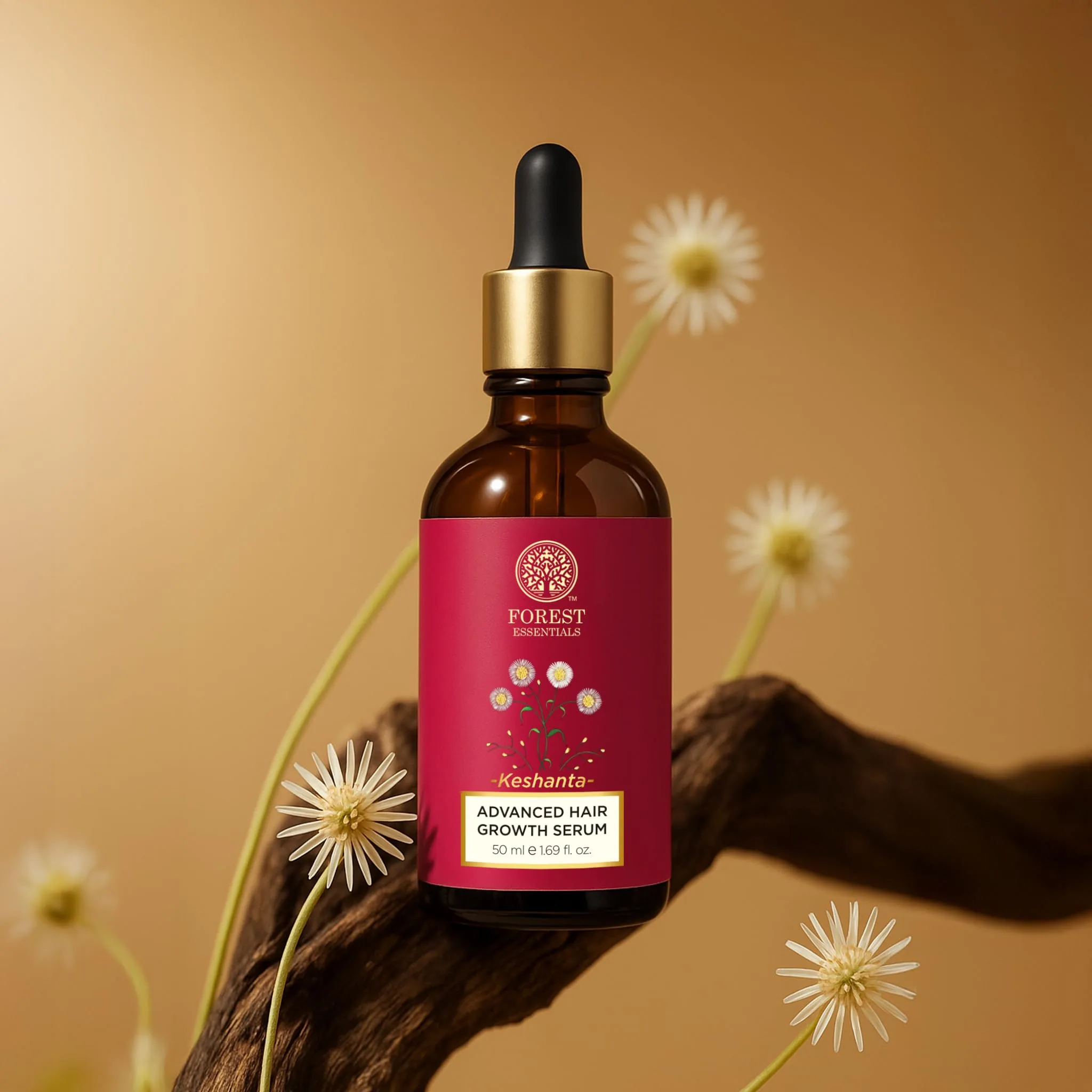 Forest Essentials Keshanta Advanced Hair Growth Serum | Ayurvedic Scalp Treatment | Root Strengthening & Hair Fall Control-1