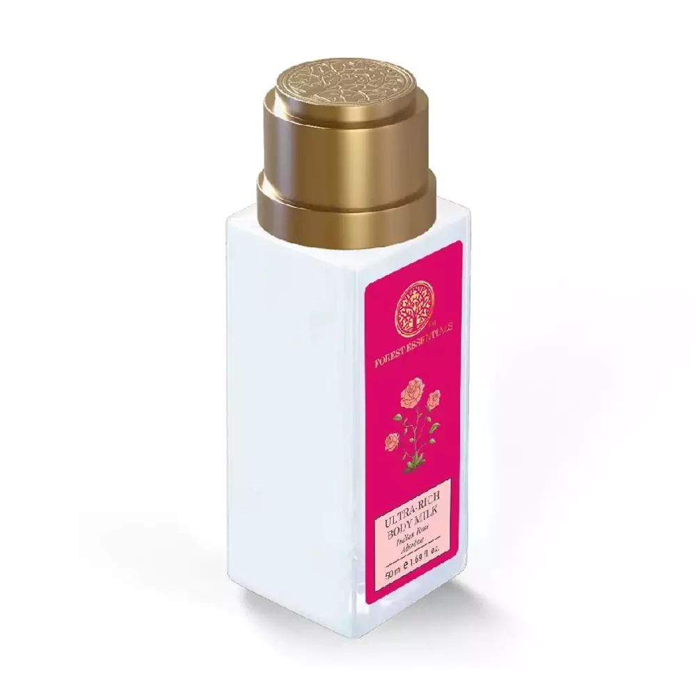 Forest Essentials Ultra Rich Body Milk Indian Rose Absolute 50 ml - 2