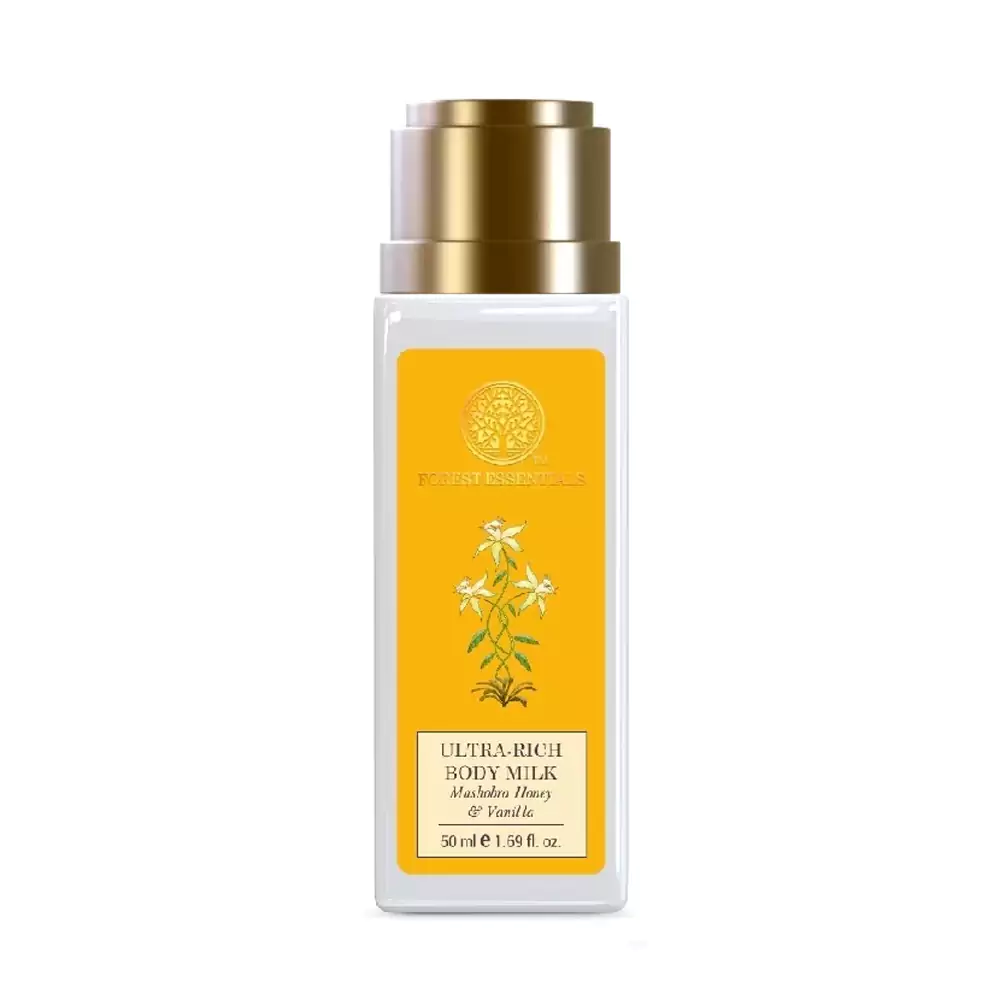 Forest Essentials Ultra Rich Body Milk Mashobra Honey & Vanilla 50 ml - 1