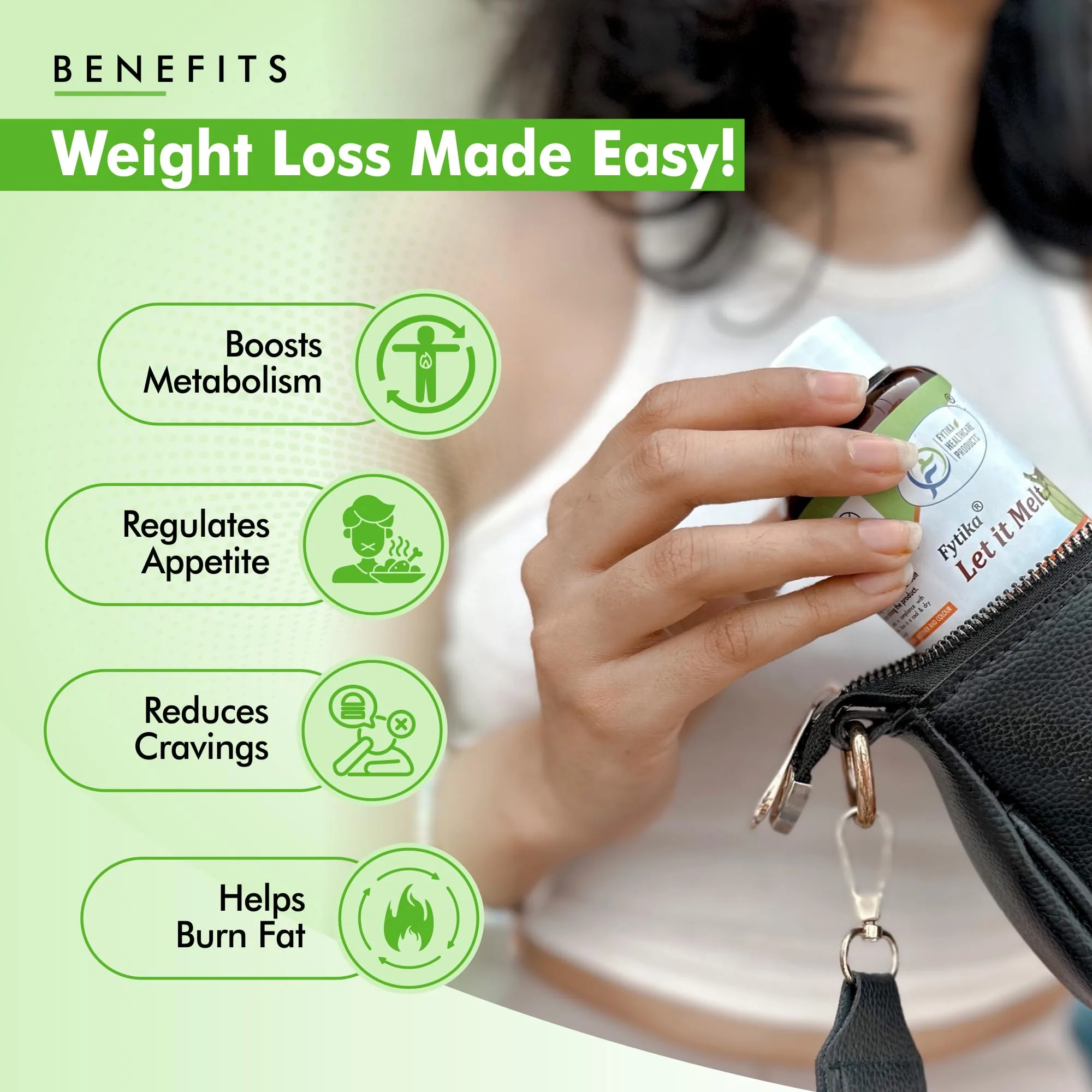 Fytika Let It Melt Tabs | Ayurvedic Weight Management Supplement | Natural Metabolism & Appetite Support-3
