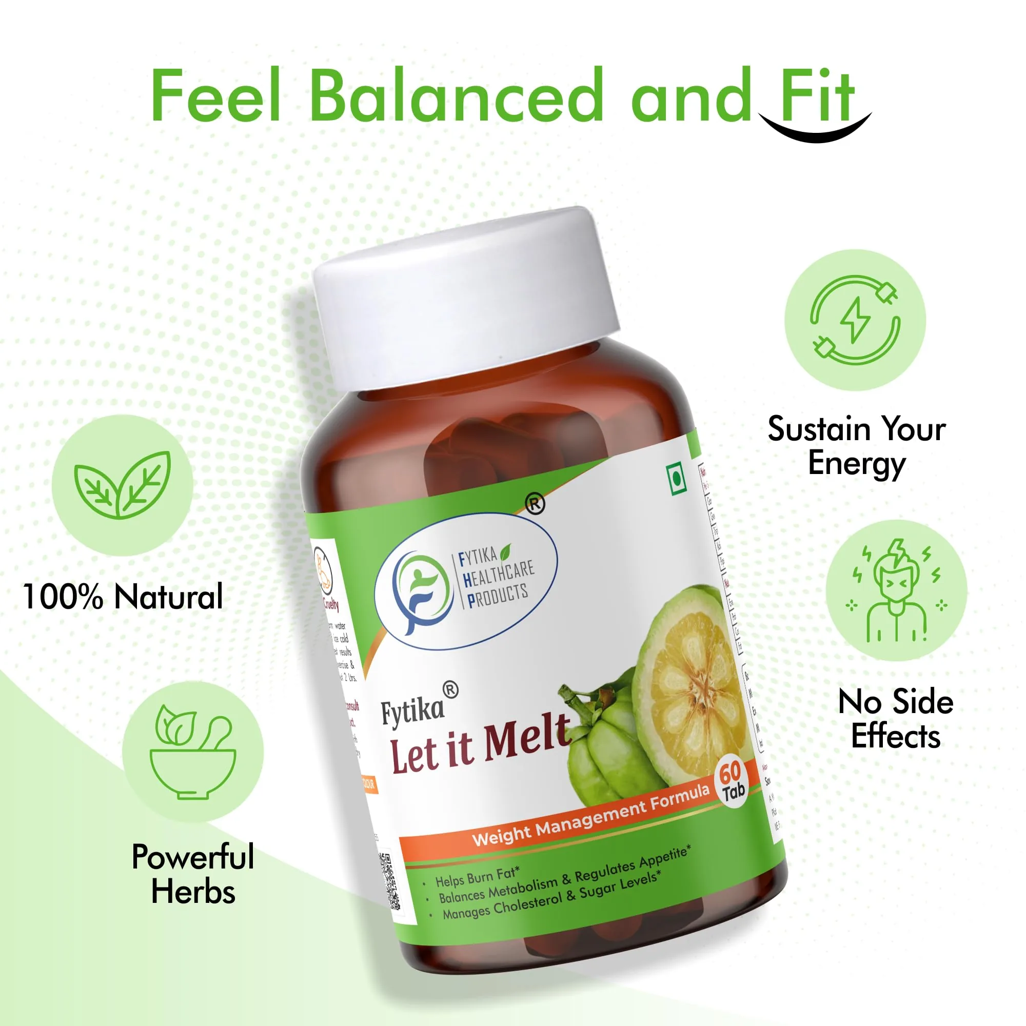 Fytika Let It Melt Tabs | Ayurvedic Weight Management Supplement | Natural Metabolism & Appetite Support-5