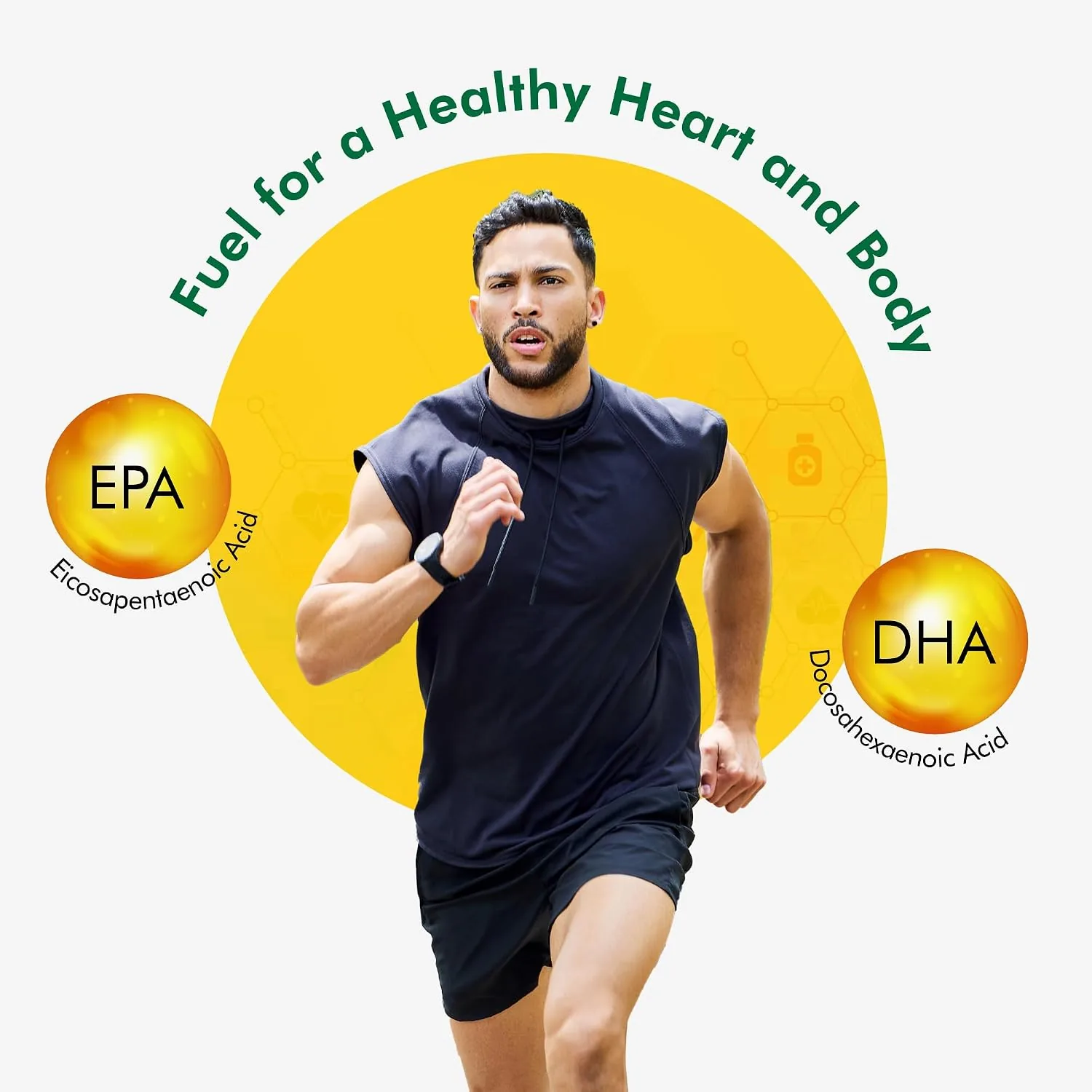 Fytika Omega 1000 Capsules | Fish Oil Supplement | Heart, Brain & Joint Support-5