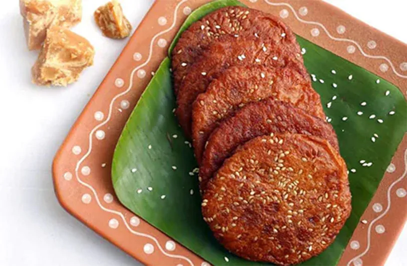 G Pulla Reddy Soft Deep Fried Rice Flour Cake | Soft Ariselu Adhirasam Sweet | Traditional South Indian Ghee Mithai-3