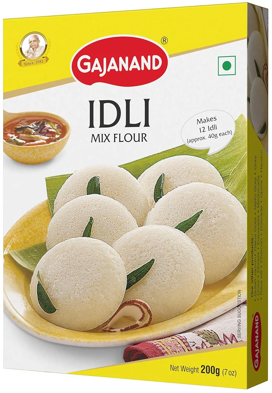 Gajanand Idli Flour Gajanand Idli Flour-Pack Size-400 gm