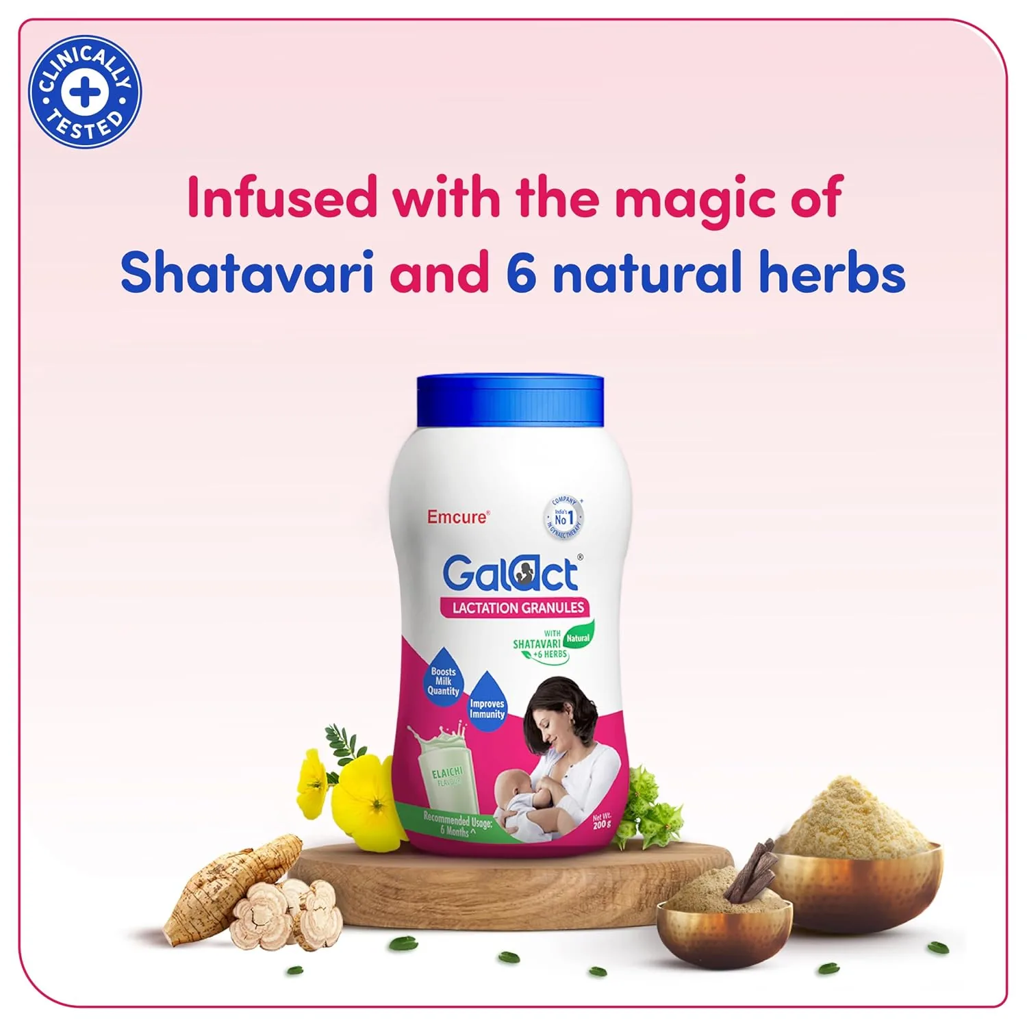 Galact Granules Lactation Granules | Ayurvedic Breastfeeding Supplement-6