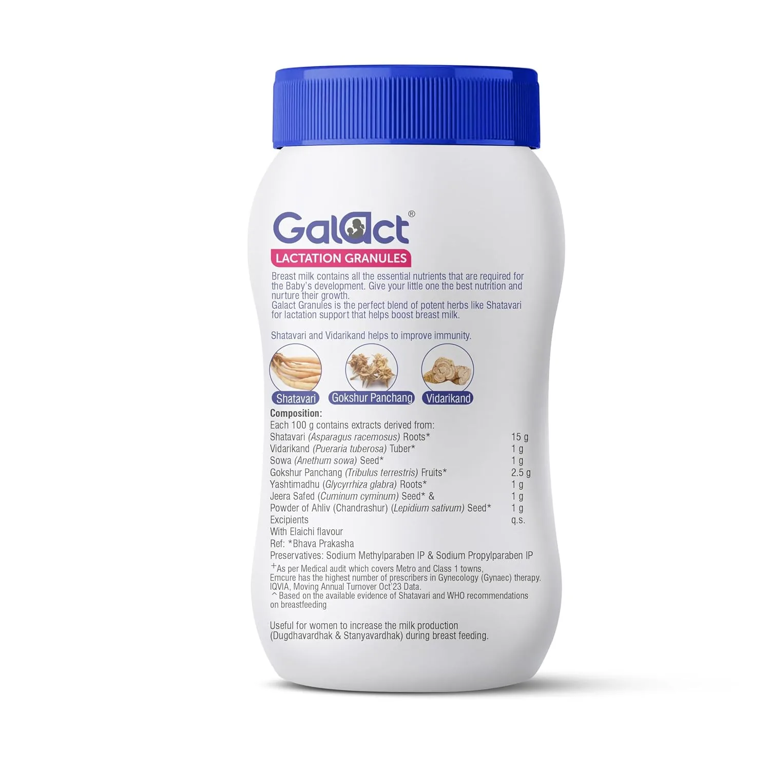 Galact Granules Lactation Granules | Ayurvedic Breastfeeding Supplement-8