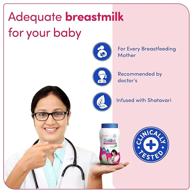 Galact Granules Lactation Granules - Chocolate Flavor With Shatavari | Ayurvedic Breastfeeding Supplement | Natural Lactation Support for Mothers-5
