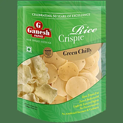 Ganesh Papad Papad - Green Chilly Ganesh Papad Papad - Green Chilly--150 g