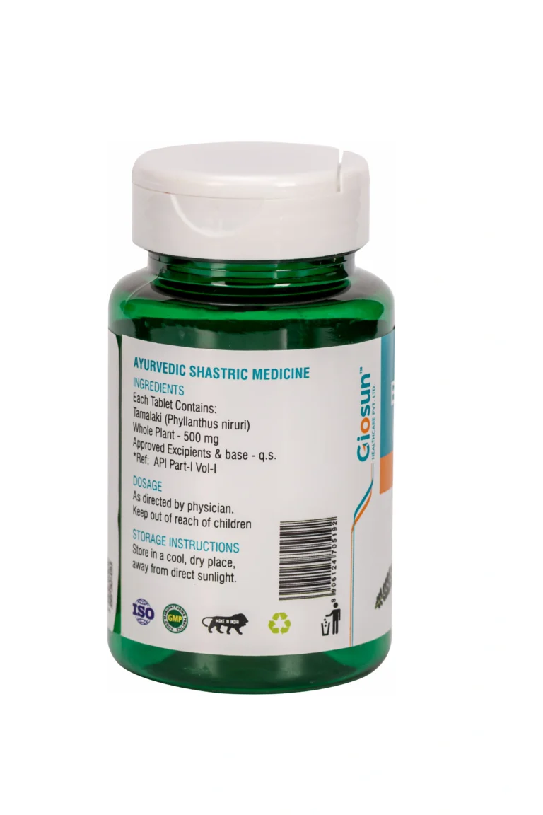Giosun Bhumyamalaki Tablets | Ayurvedic Liver Support | Natural Digestive Care-3