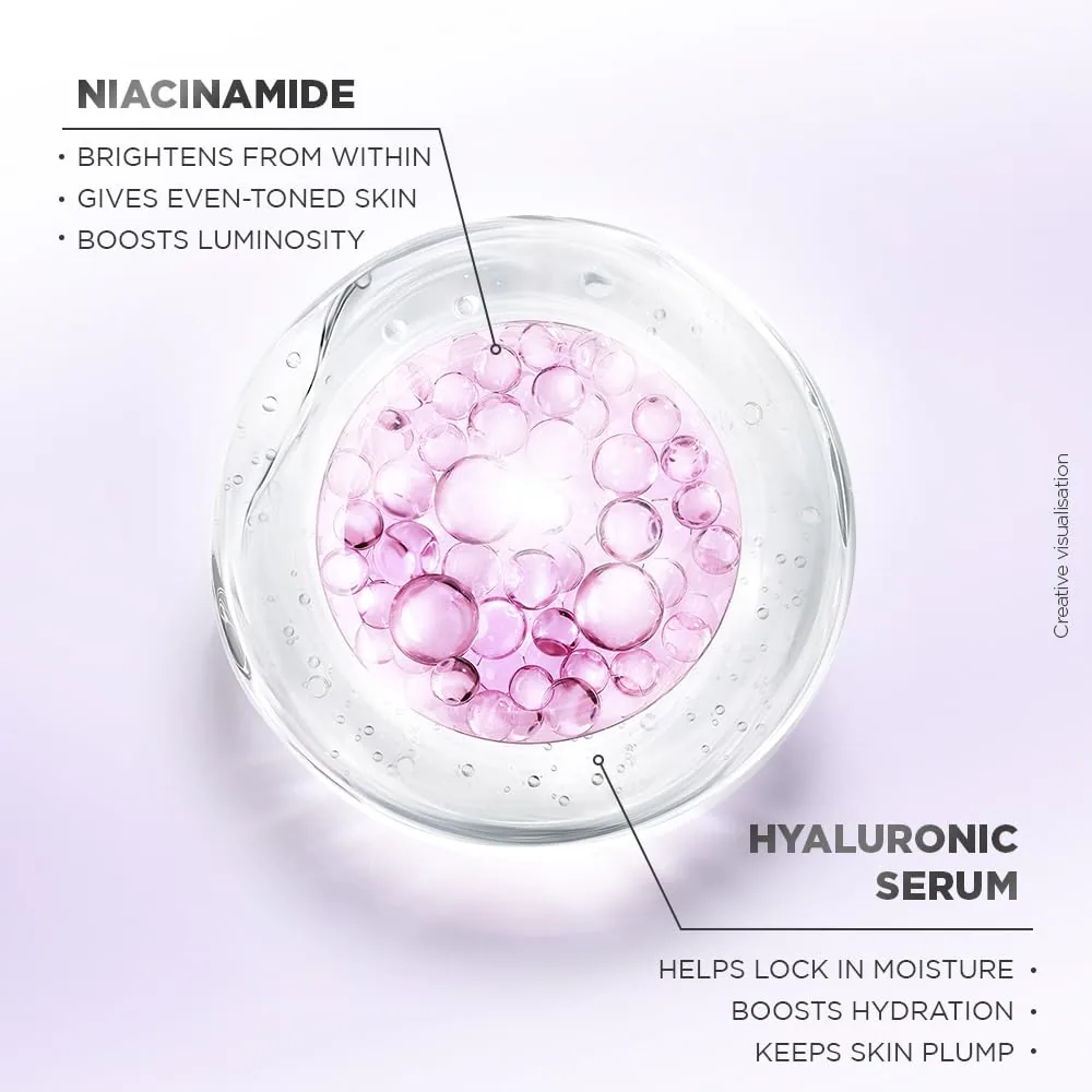 Glow & Lovely Glassbright Ultralight Gel Creme | Hydrating Face Gel | Niacinamide & Hyaluronic Acid for Clear Glass Skin-3