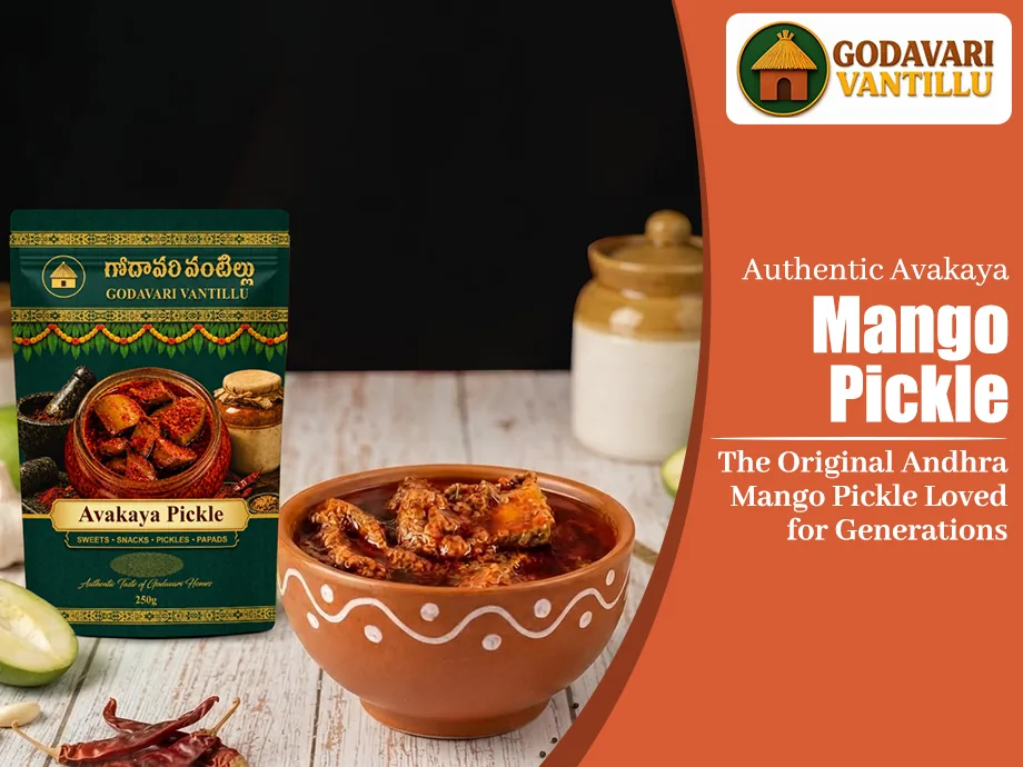Godavari Vantillu Avakaya | Authentic Andhra Mango Pickle | Traditional Spicy Aam Ka Achar-4