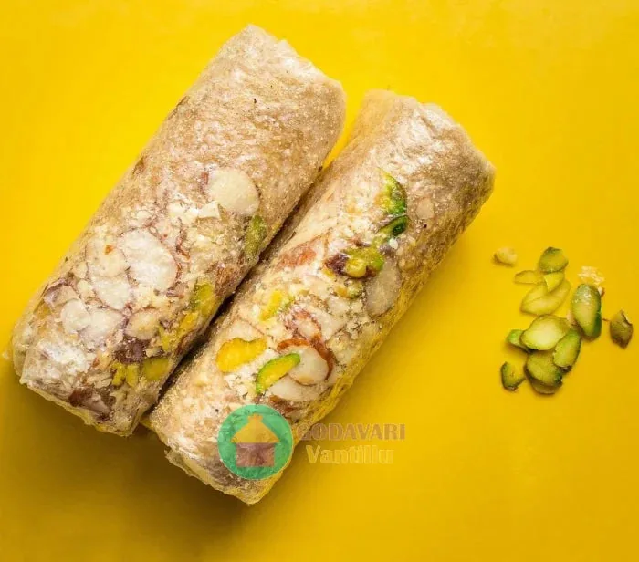 Godavari Vantillu Dry Fruit Pootharekulu | Authentic Andhra Paper Sweet | Jaggery & Nut Filled-1