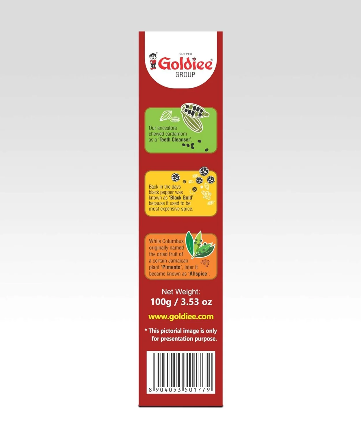 Goldiee Mircha Kashmir Powder - 3