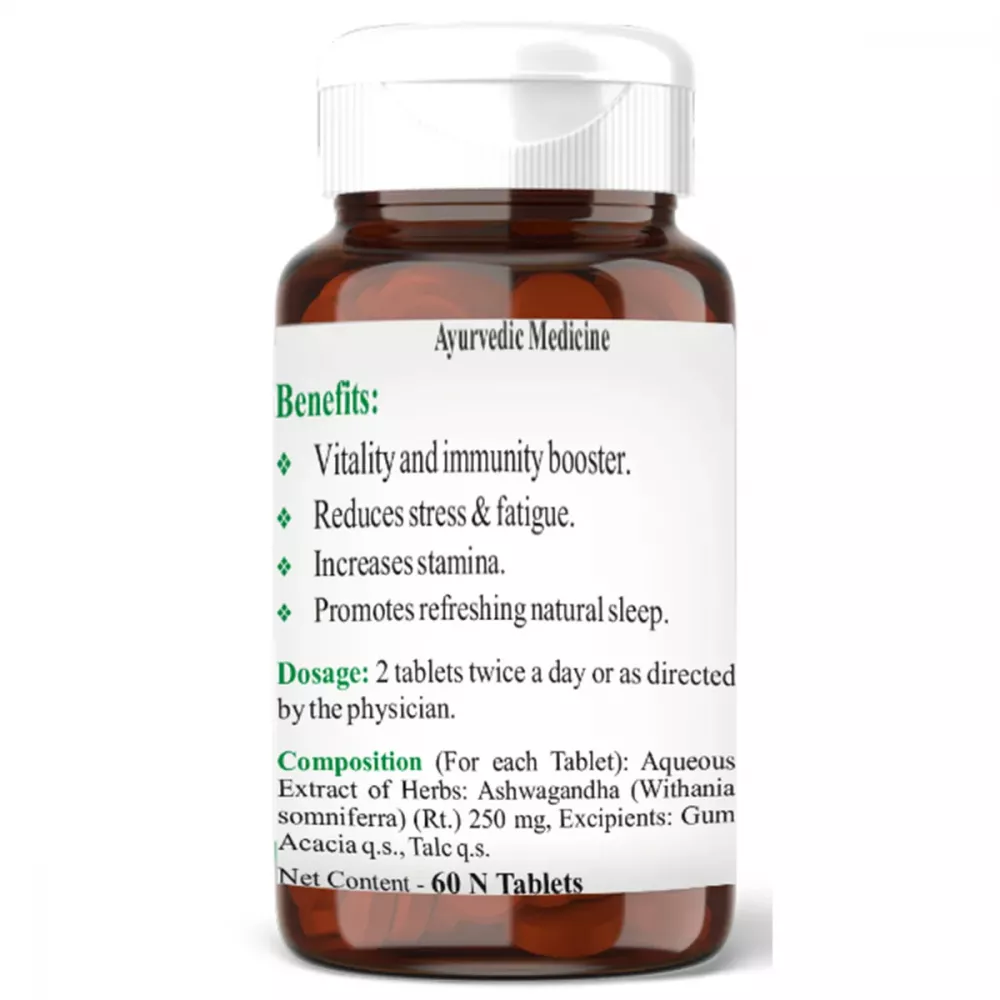 Goodcare Authentic Ayurveda Ashwagandha Capsules | Natural Stress Relief | Pure Adaptogenic Herb-3