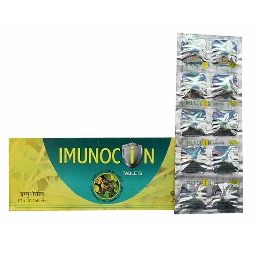 Gufic Ayurveda Imunocin Tablets | Natural Immunity Booster | Herbal Defense Support-1