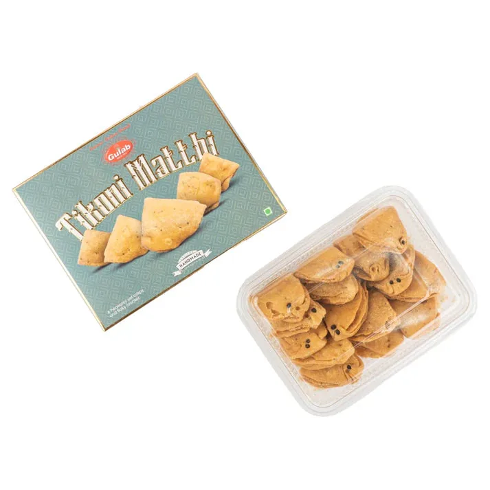 Gulab Sweets Big Tikoni Matthi | Crispy Triangular Mathri | Traditional Indian Tea-Time Snack-2