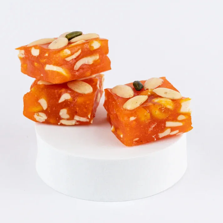 Gulab Sweets Spl. Karachi Halwa | Chewy Cornflour Mithai | Traditional Dry Fruit Delicacy