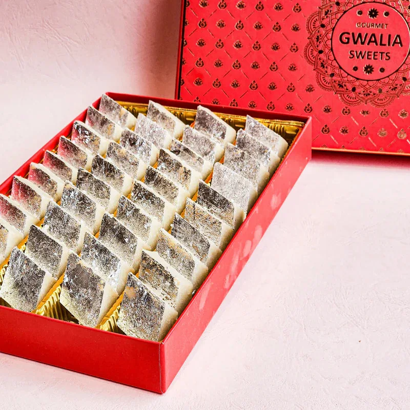 Gwalia Sweets Badam Katli | Almond Mithai Dessert | Melt-In-Mouth Indian Sweet