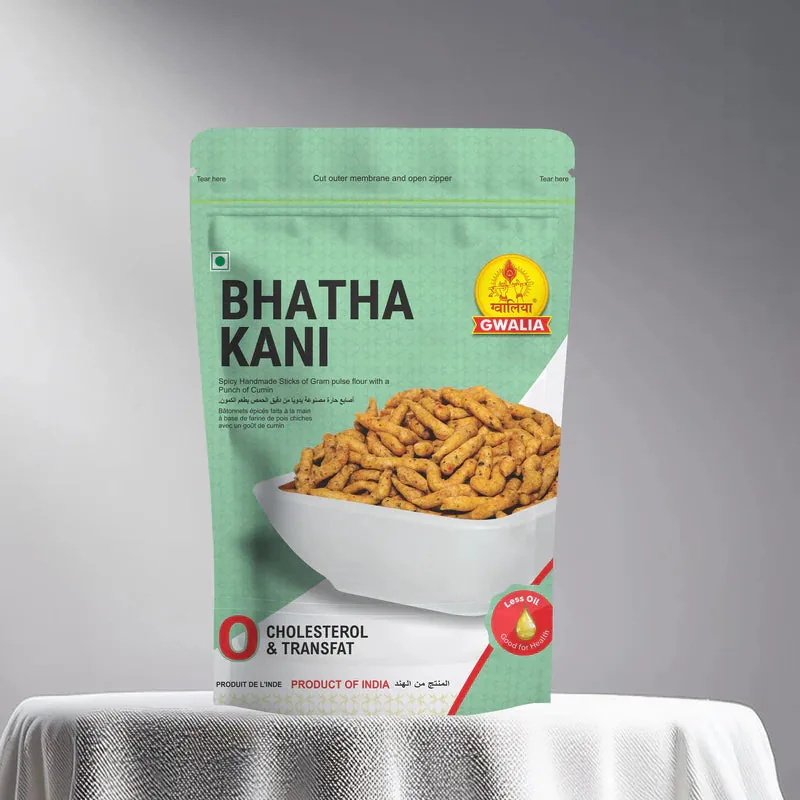 Gwalia Sweets Bhatha Kani | Spicy Gujarati Gram Flour Namkeen | Authentic Crunchy Farsan 350 gm