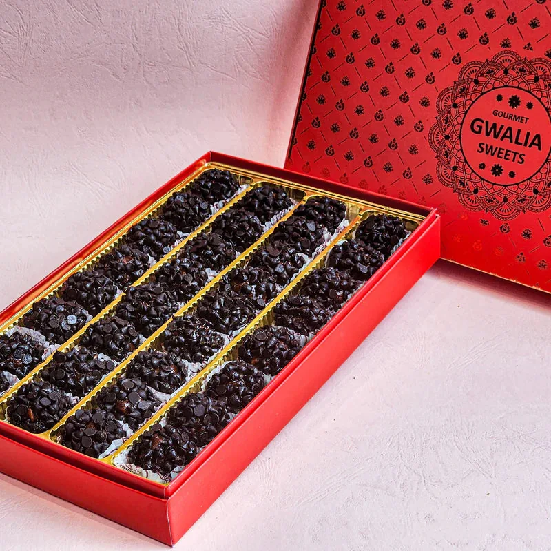 Gwalia Sweets Kaju Choco Ball | Fusion Cashew & Chocolate Mithai | Authentic Gujarati Sweet