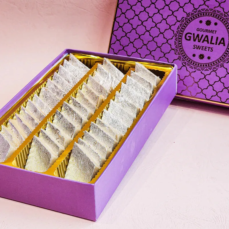Gwalia Sweets Kaju Katli | Authentic Cashew Fudge | Traditional Indian Mithai