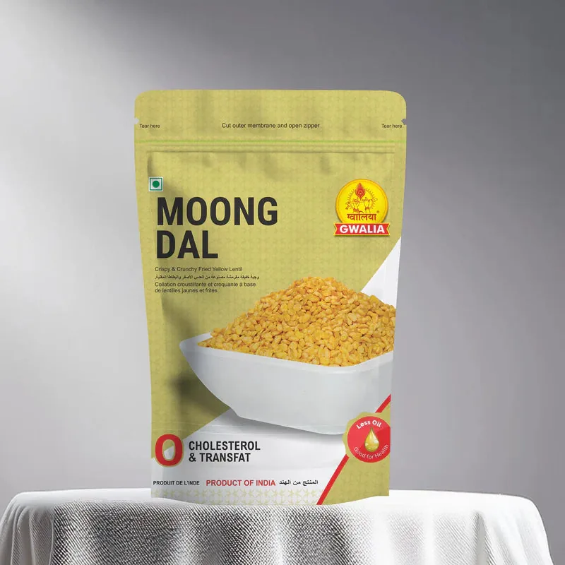 Gwalia Sweets Moong Dal | Crispy Fried Split Moong Namkeen | Authentic Savory Snack