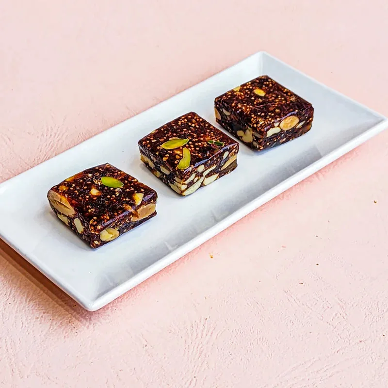 Gwalia Sweets Nutty Buddy | Fig & Nut Mithai | Rich Dry Fruit Confection-2